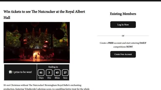 Nutcracker Performance Tickets