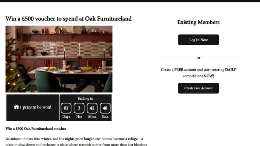 Oak Furnitureland Voucher