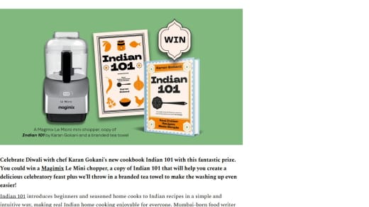 Magimix Mini Chopper and Indian 101 Cookbook