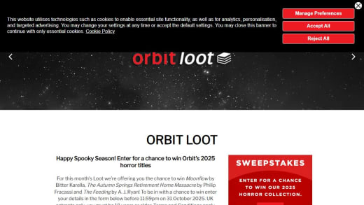 Orbit 2025 Horror Titles