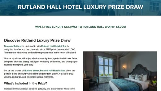 Luxury Getaway To Rutland Hall