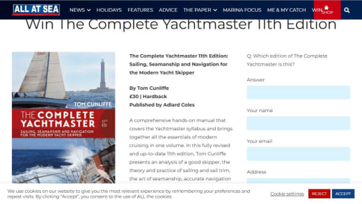The Complete Yachtmaster 11th Edition Book