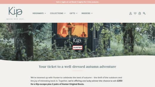 Kip Escape Voucher and Hunter Boots