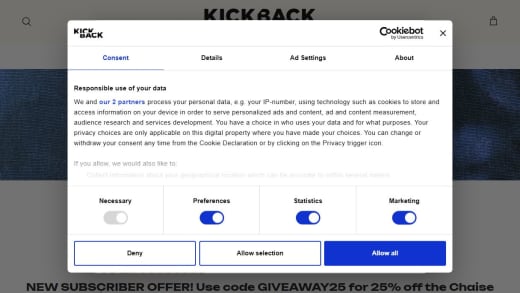 KickBack Shoes Voucher
