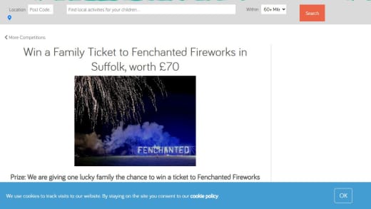Family Ticket To Fenchanted Fireworks