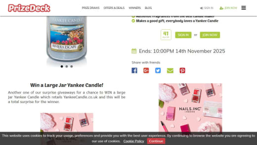 Large Jar Yankee Candle
