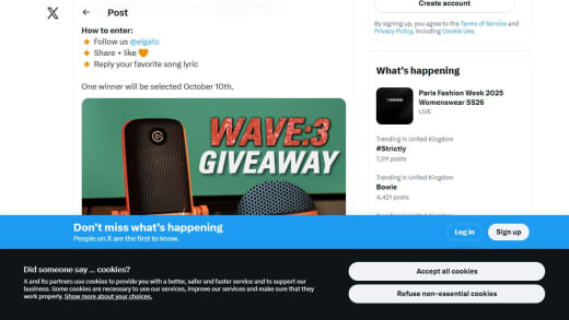 Elgato Orange Glitter Wave:3 Microphone