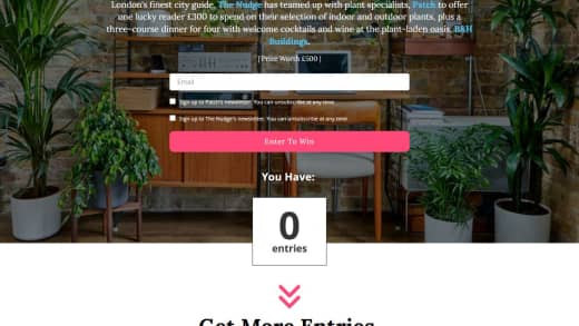 Plant Voucher and Dinner Experience
