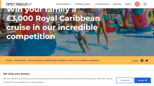 Royal Caribbean Cruise Voucher