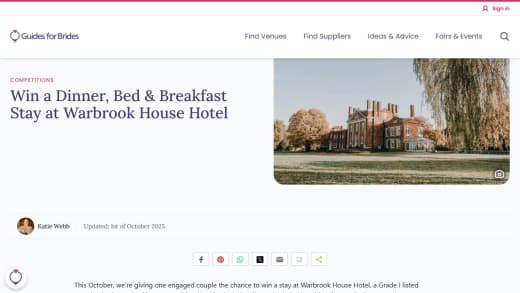 Dinner Bed and Breakfast Stay