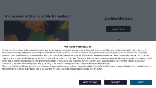 Stepping Into Parenthood Digital Resource Access