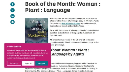 Book Copy Of Woman: Plant: Language