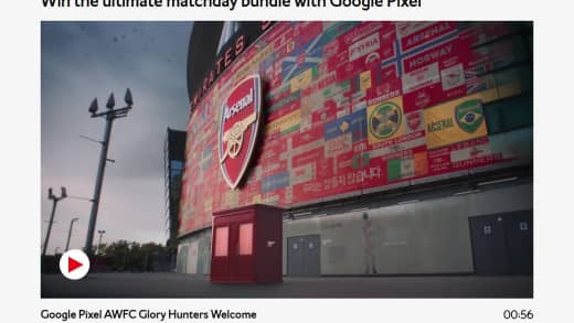 Google Pixel Technology Bundle with Arsenal Matchday Experience