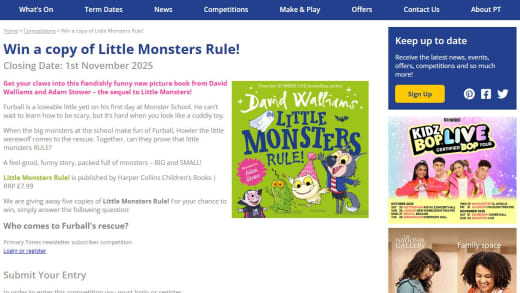 Book Copy of Little Monsters Rule!