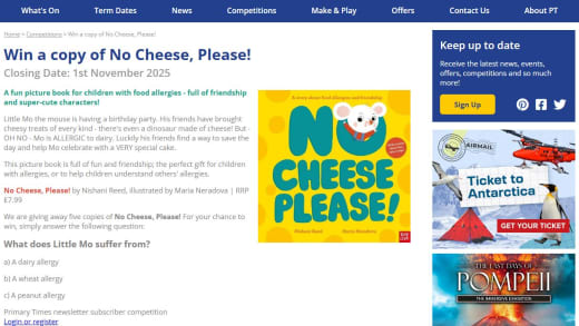 Copy Of No Cheese, Please!
