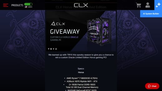 Custom Oracle Limited Edition Horus Gaming PC