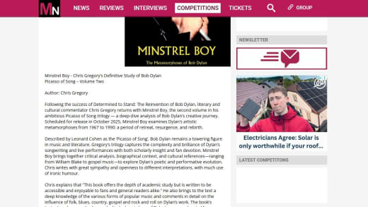 Minstrel Boy: The Metamorphoses of Bob Dylan Book