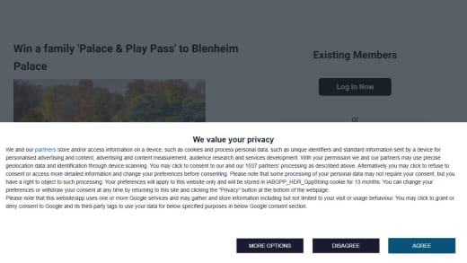 Family Palace and Play Pass to Blenheim Palace