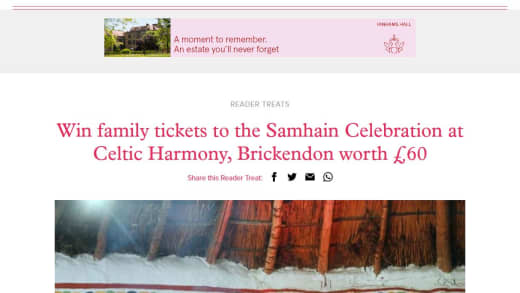 Family Tickets To The Samhain Celebration