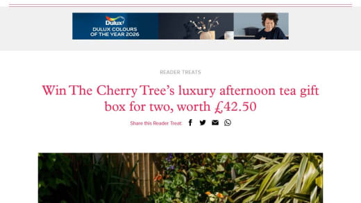 Luxury Afternoon Tea Gift Box For Two