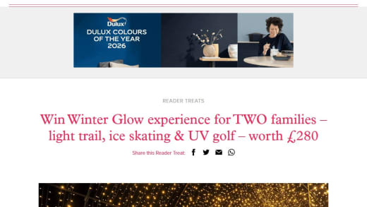 Winter Glow Experience For Two Families Pass