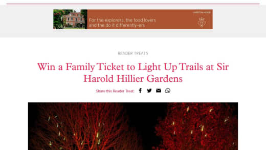 Family Ticket To Light Up Trails Event