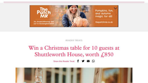 Christmas Party Table For Ten Guests