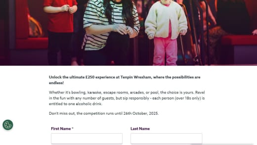Tenpin Wrexham Experience Voucher