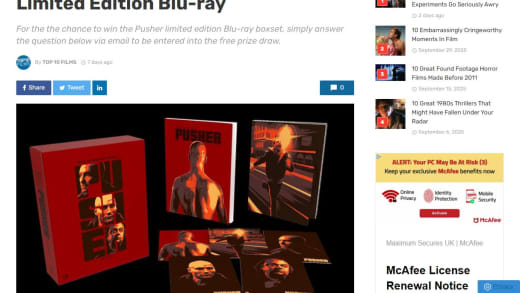 The Pusher Trilogy Boxset On Limited Edition Blu-Ray