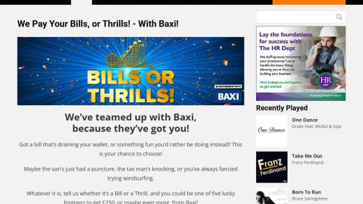Bill Payment or Experience Funding