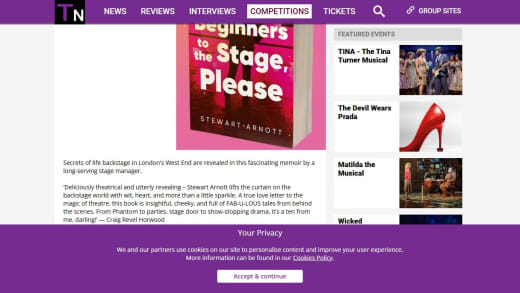 Beginners to the Stage Book