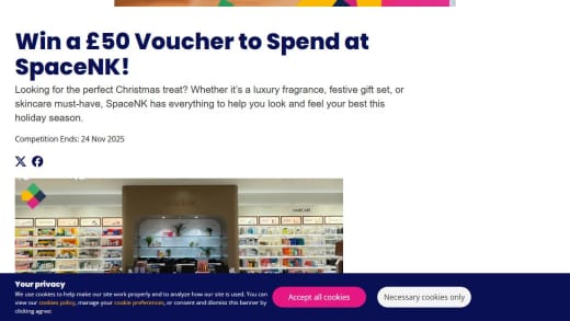 SpaceNK Voucher