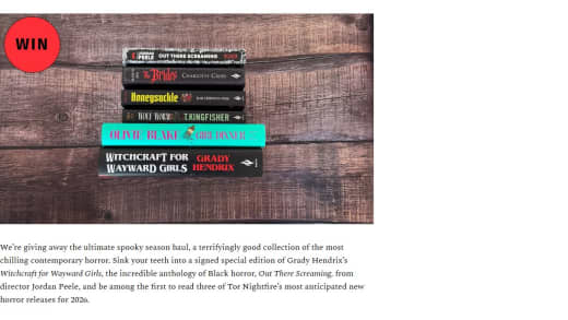 Contemporary Horror Book Collection