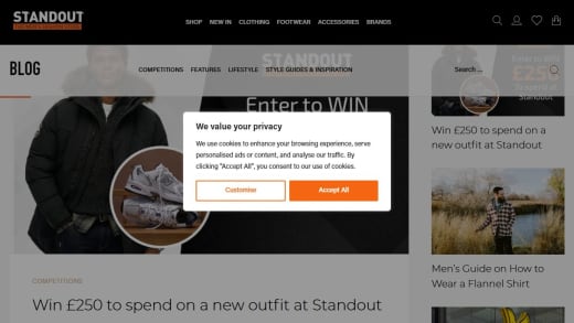 Standout Online Voucher