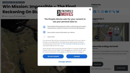 Mission: Impossible – The Final Reckoning Blu-Ray