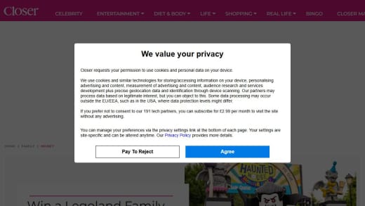 Legoland Family Pass