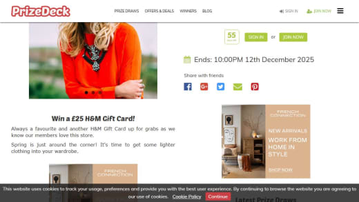 H&M Gift Card