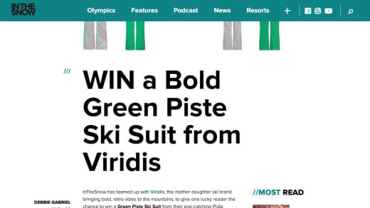 Green Piste Ski Suit
