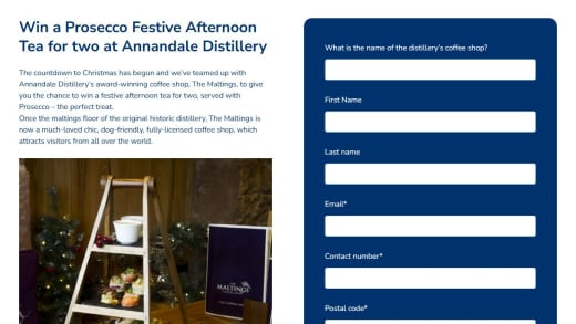 Prosecco Festive Afternoon Tea For Two