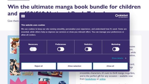Win Manga Book Bundle and National Book Token Manga Book Bundle and National Book Token