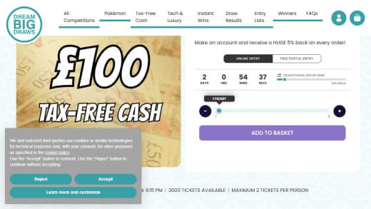 Win Tax Free Cash Tax Free Cash