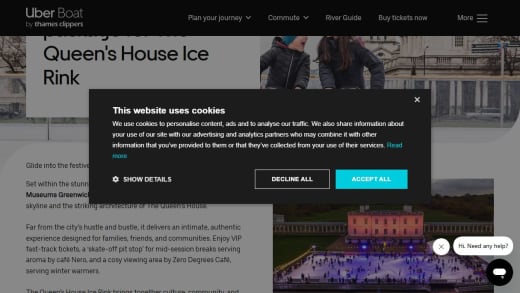 Win Family VIP Experience at The Queen's House Ice Rink and River Travel Tickets Family VIP Experience at The Queen's House Ice Rink and River Travel Tickets
