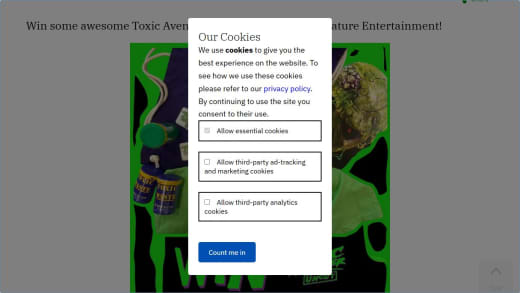 Win Toxic Avenger Merchandise Toxic Avenger Merchandise