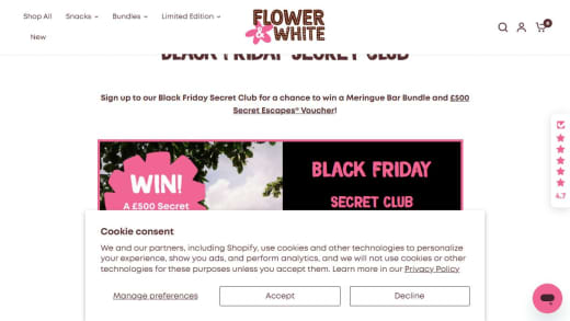 Win Secret Escapes Voucher and Meringue Bar Bundle Secret Escapes Voucher and Meringue Bar Bundle