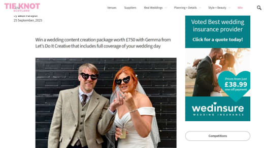 Win Wedding Content Creation Package Wedding Content Creation Package