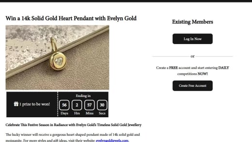 Win 14K Solid Gold Heart Pendant With Moissanite 14K Solid Gold Heart Pendant With Moissanite