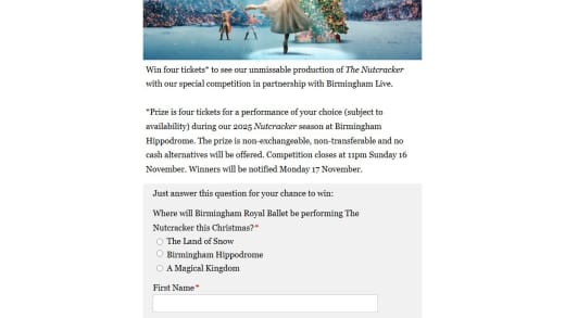 Win Four Tickets To The Nutcracker Four Tickets To The Nutcracker