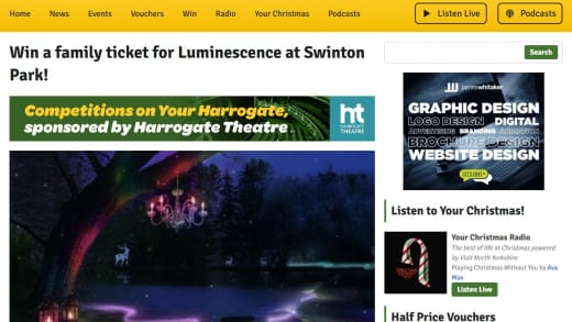 Win Family Ticket For Luminescence Light Trail Family Ticket For Luminescence Light Trail