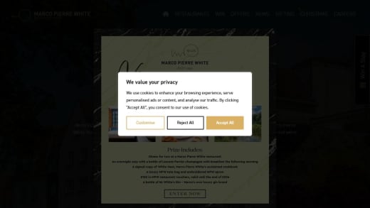 Win VIP Dine and Stay Package VIP Dine and Stay Package