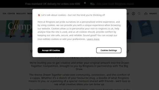 Year's Supply Of Tea And Biscuits